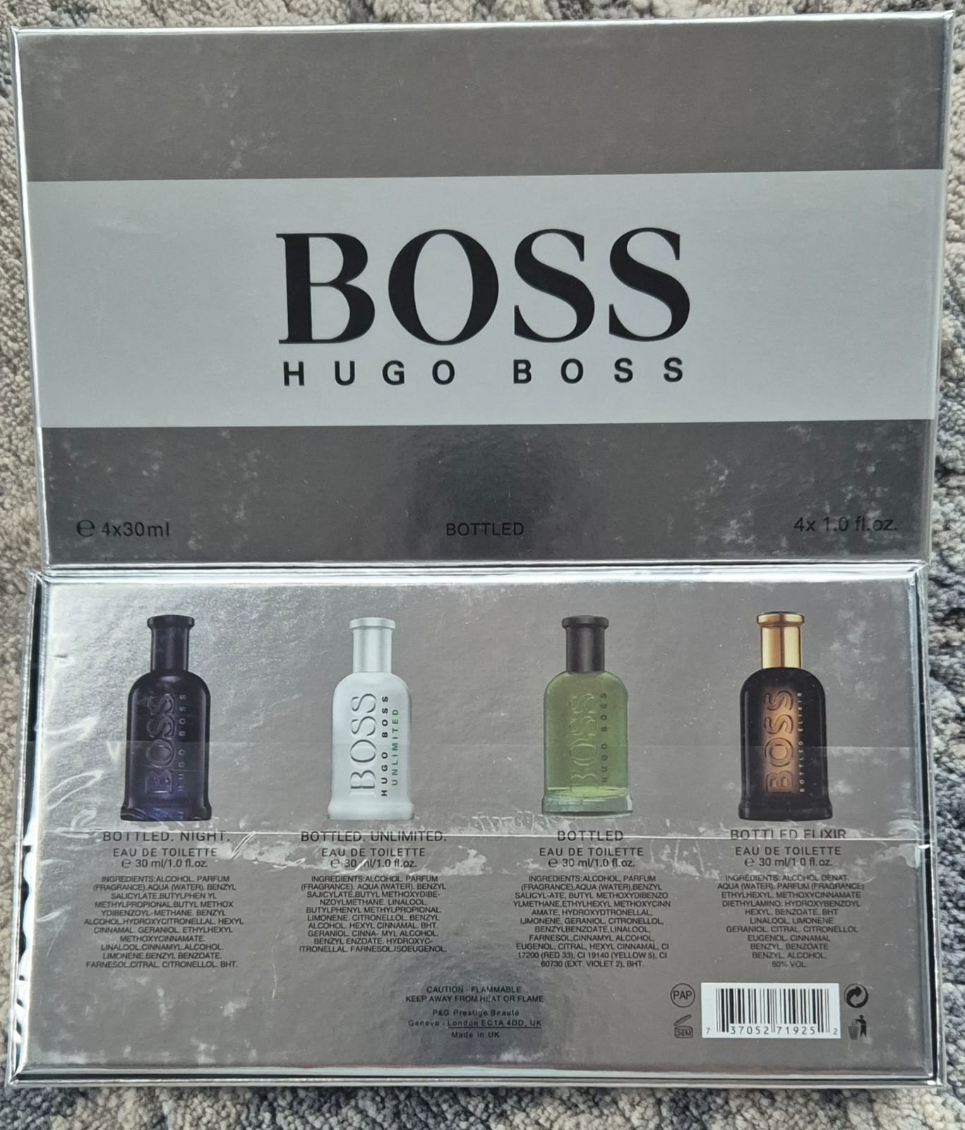 Hugo Boss Bottled Classic/Unlimited/Night/Elixir Set (4 x 30ml)