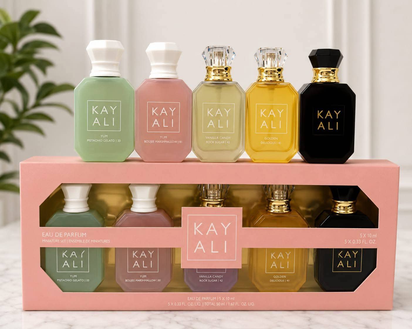 Kayali (Oudgasm Cafe Oud/Marrakesh/Vanilla Candy/Yum Pistachio/Yum Boujee) Set (5 x 30ml)