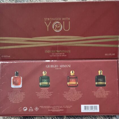 Emporio Armani Stronger With You Intensely/Sandlewood/Tobacco/Oud Set (4 x 35ml)